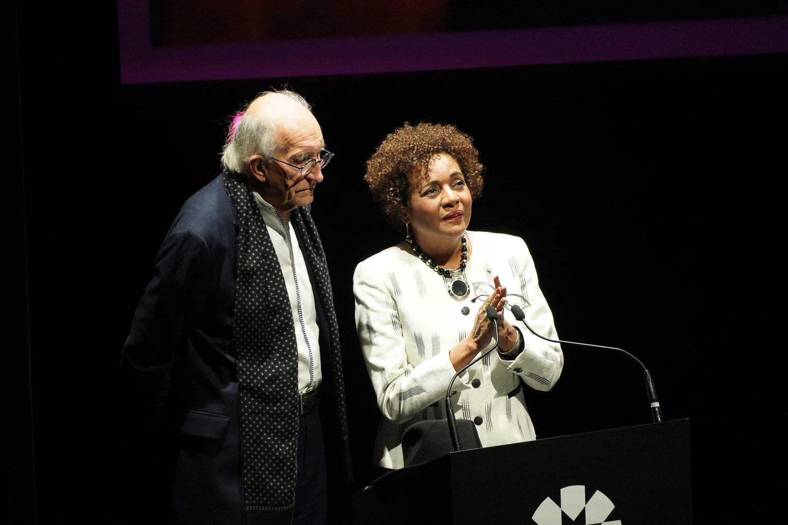 Michaëlle Jean and Jean-Daniel Lafond together at the National Black Canadians Summit